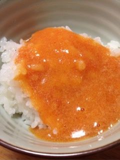 超美味!濃厚明太卵かけご飯-レシピのメイン写真