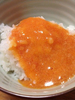 超美味!濃厚明太卵かけご飯-レシピのメイン写真