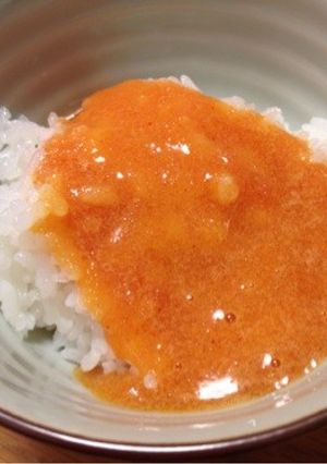 超美味！濃厚明太卵かけご飯-レシピのメイン写真