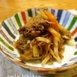 お肉の入ったきんぴらごぼう