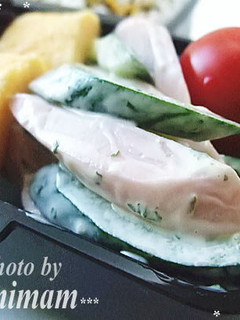 お弁当に☆胡瓜と魚ニソの簡単サラダ-レシピのメイン写真