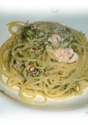 明太子とめかぶのパスタ-レシピのメイン写真