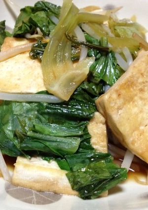 豆腐とチンゲン菜の蒸し煮-レシピのメイン写真