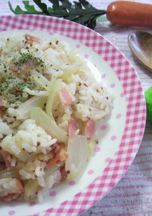 粒マスタード焼き飯-レシピのメイン写真