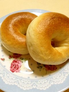 一次醗酵のみ*もっちもちベーグル-レシピのメイン写真