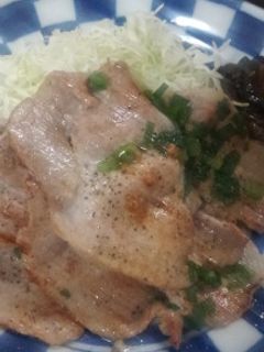 簡単美味しい!塩生姜焼き♪-レシピのメイン写真