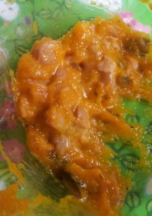 離乳食中期～かぼちゃ納豆☆-レシピのメイン写真