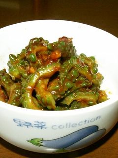 ゴーヤの胡桃味噌和え-レシピのメイン写真