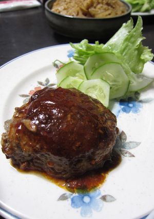 美味しい塩麹ハンバーグ-レシピのメイン写真