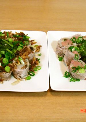 豚肉と蓮根のふっくら蒸しロール-レシピのメイン写真
