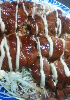 こってり　照り焼きチキン　簡単　夏バテ-レシピのメイン写真
