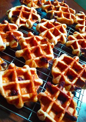 チョコバナナワッフル-レシピのメイン写真