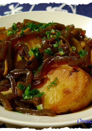 炊飯器deごろっとじゃがと蒟蒻の梅煮✿-レシピのメイン写真