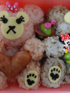ダッフィーとシェリーメイのL♥ve弁当-レシピのメイン写真