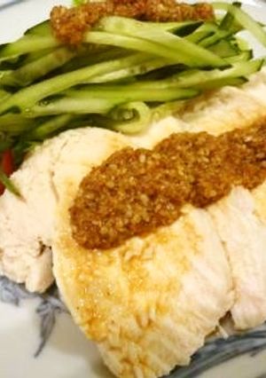 甘口の鶏肉とキュウリのバンバンジー-レシピのメイン写真