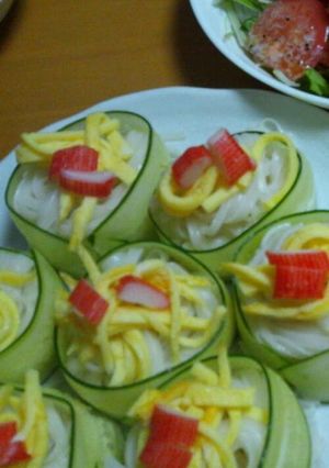 簡単一口素麺★おもてなしにバッチリ♪-レシピのメイン写真