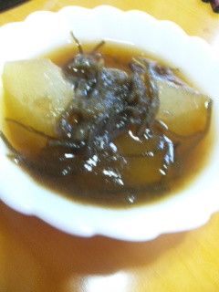 冬瓜の煮物塩こぶととろろこぶ和え-レシピのメイン写真