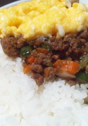 簡単・レトルト活用ドライカレー-レシピのメイン写真