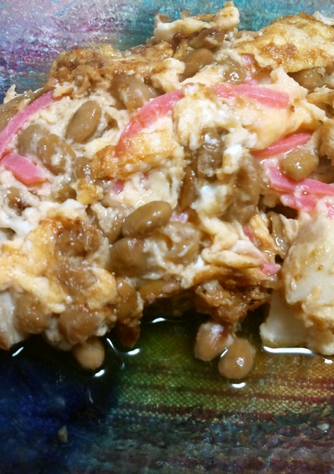和風だし納豆オムレツ-レシピのメイン写真