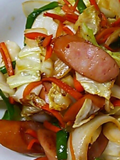 ウィンナーの炒め物~(⌒‐⌒)-レシピのメイン写真