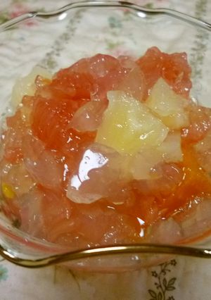 ミックスフルーツ缶の寒天ゼリー-レシピのメイン写真