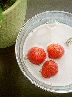 いちご☆みるくぜんざい-レシピのメイン写真