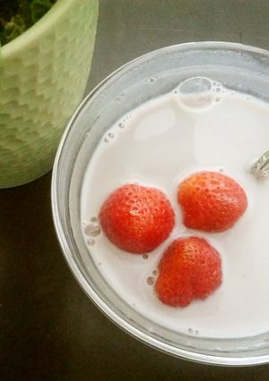 いちご☆みるくぜんざい-レシピのメイン写真
