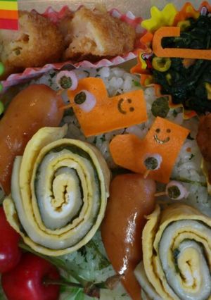 カタツムリ弁当-レシピのメイン写真