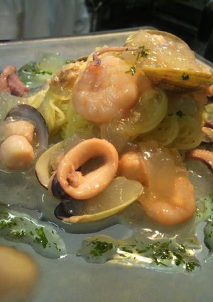 魚介の冷製パスタ　香草風味-レシピのメイン写真