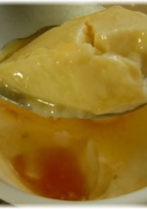 お鍋で生クリーム入りプリン-レシピのメイン写真