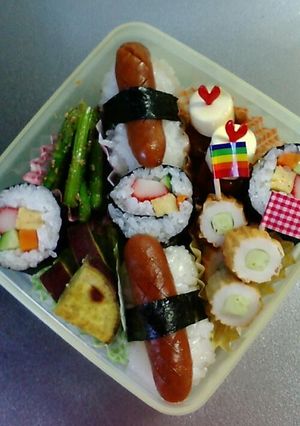 ウインナーにぎり弁当-レシピのメイン写真