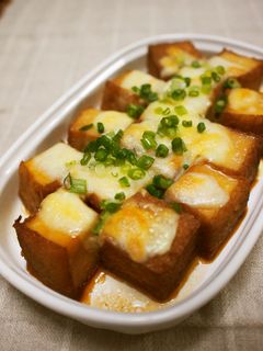 甘辛厚揚げのチーズ焼き-レシピのメイン写真