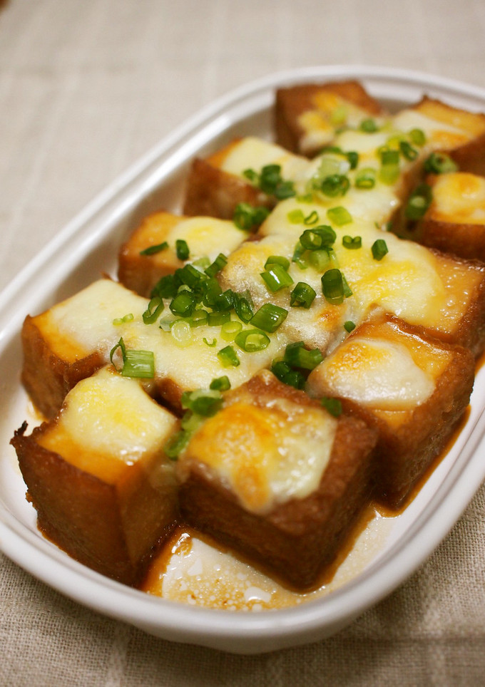 甘辛厚揚げのチーズ焼き-レシピのメイン写真