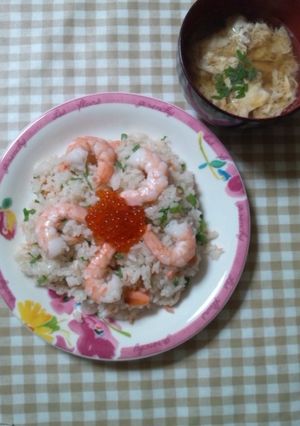 超簡単　鮭寿司-レシピのメイン写真