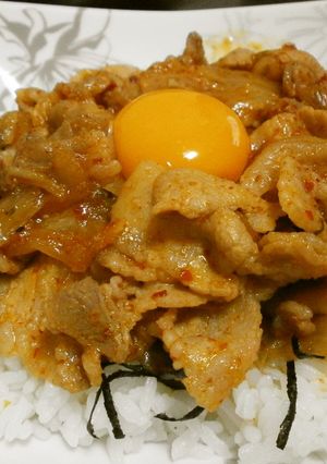 豚キムチ丼-レシピのメイン写真