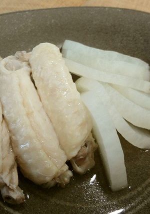 鶏手羽中と大根のにんにく塩煮-レシピのメイン写真