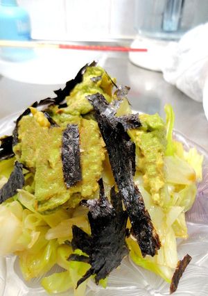 キャベツとアボカドのわさび醤油和え-レシピのメイン写真
