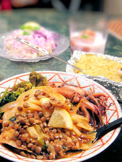 ヤリイカとレンズ豆のトマト煮-レシピのメイン写真