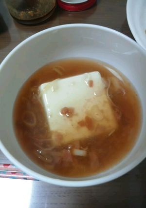 お豆腐の冷たい梅あん-レシピのメイン写真