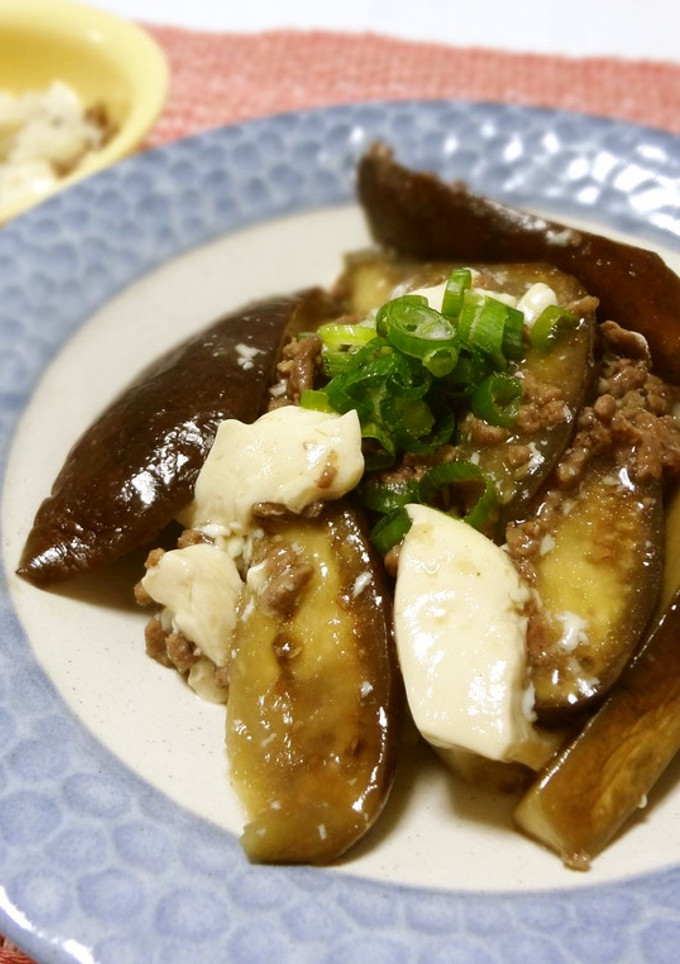ちゃちゃっと丼♪茄子と豆腐の麻婆風-レシピのメイン写真