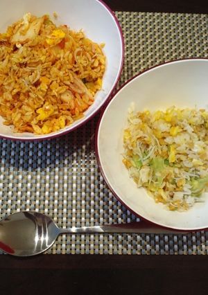 簡単☆納豆しらす(+キムチ)チャーハン-レシピのメイン写真