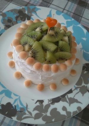 １歳の誕生日♡離乳食ケーキ-レシピのメイン写真