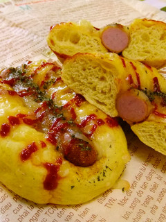 カレー味の♪ロングウインナーパン-レシピのメイン写真