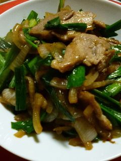豚肉とニラのオイスター炒め-レシピのメイン写真