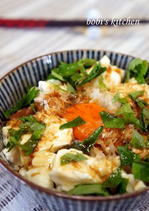 混ぜるだけ✿ 豆腐と卵の私のずぼら飯-レシピのメイン写真