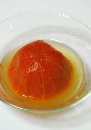 風味抜群！　冷製トマトの丸煮【糖質制限】-レシピのメイン写真