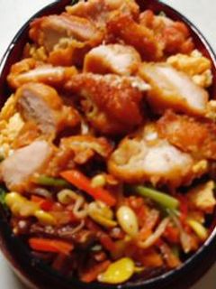 鶏マヨ丼弁当-レシピのメイン写真