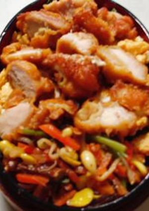 鶏マヨ丼弁当-レシピのメイン写真