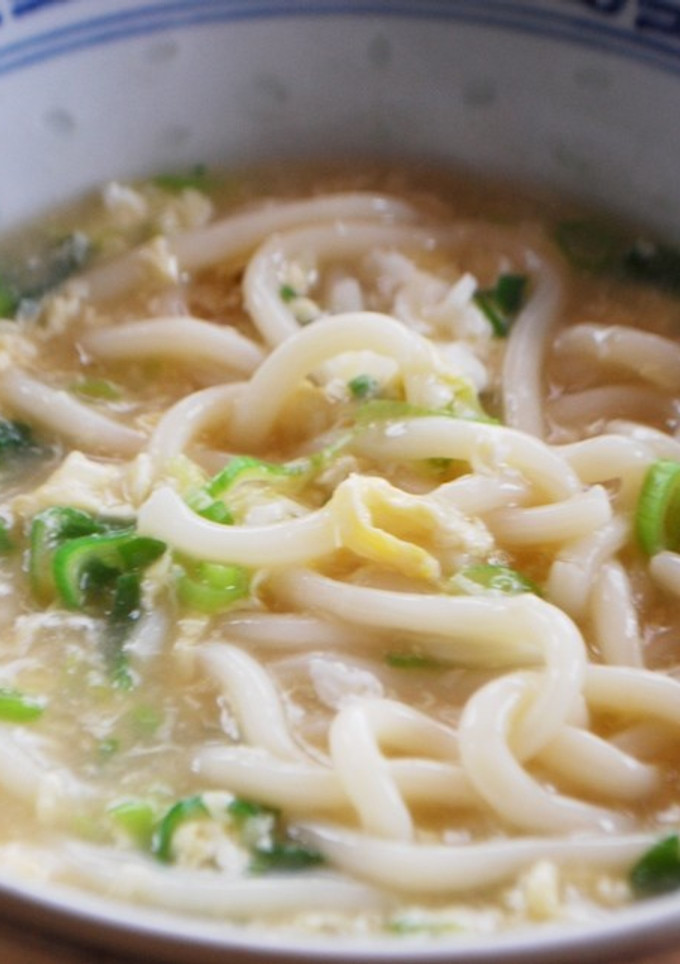 お母さんの☆しょうが卵とじうどん-レシピのメイン写真