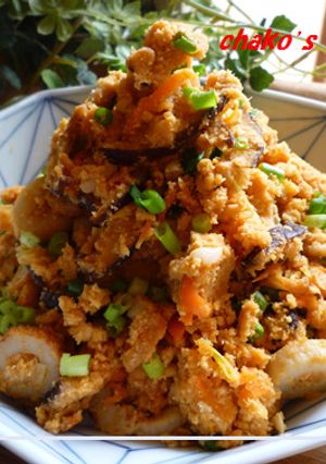 九陽❦豆乳でまろやかなエビチリ味の卯の花-レシピのメイン写真